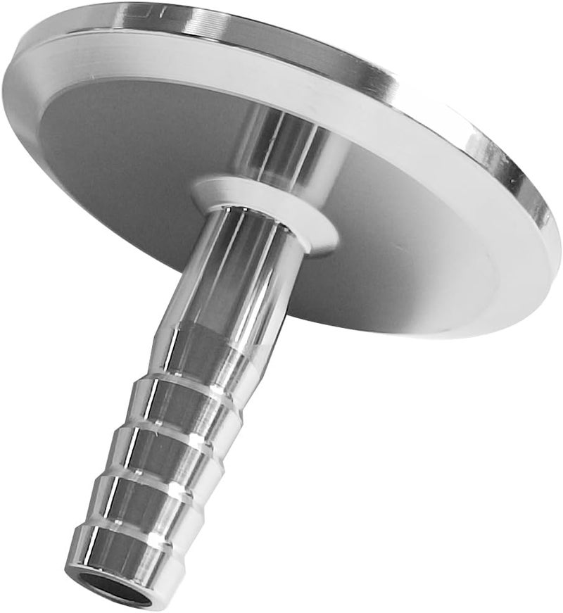 Fitvell Sanitary Fitting 1.5" Tri Clamp to 3/8" Hose Barb Fitting 304 Stainless Steel Sanitary Hose Pipe Adapter Connector (pack of 2) - Image 3